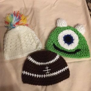 Infant's knitted hats
